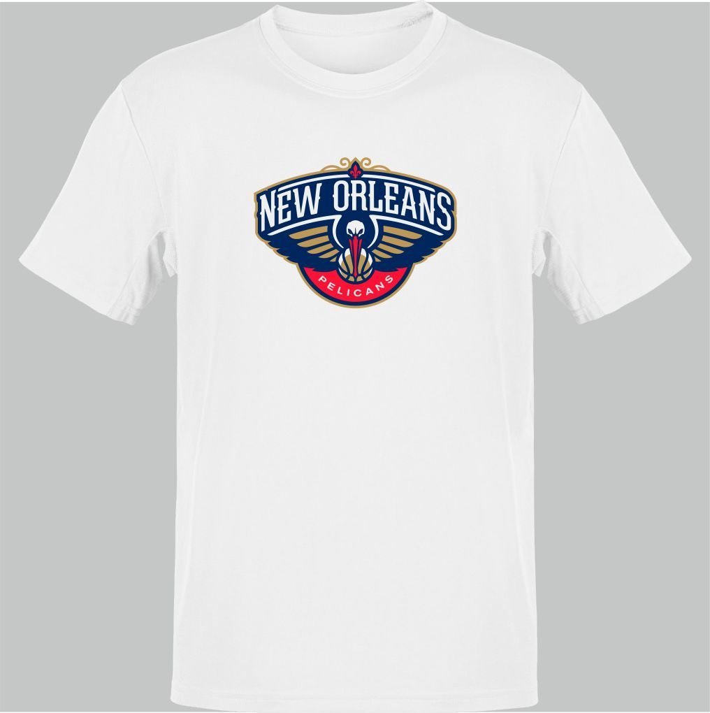 NBA New Orleans Pelicans Beyaz T-Shirt