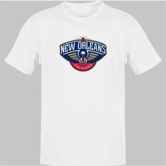 NBA New Orleans Pelicans Beyaz T-Shirt