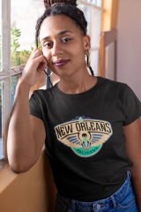 NBA New Orleans Pelicans Siyah T-Shirt