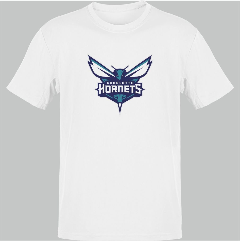 NBA North Carolina Charlotte Hornet Beyaz T-Shirt
