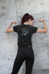 NBA Oklahoma Thunder Siyah T-Shirt