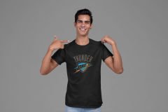 NBA Oklahoma Thunder Siyah T-Shirt