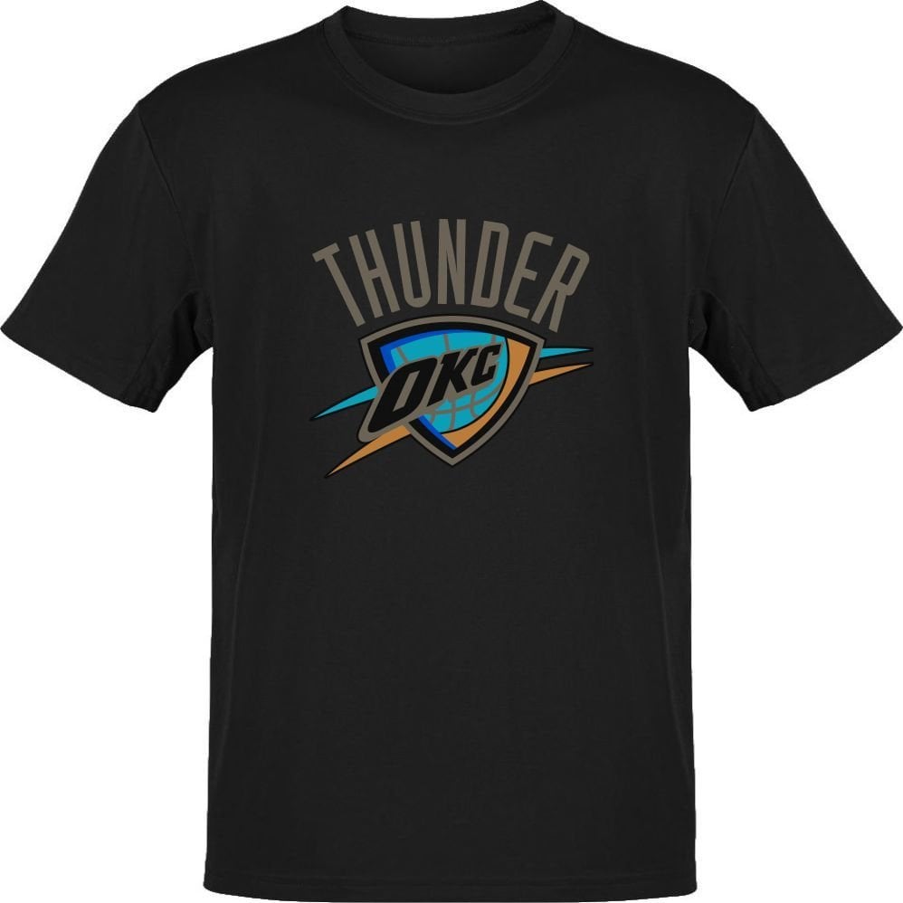 NBA Oklahoma Thunder Siyah T-Shirt