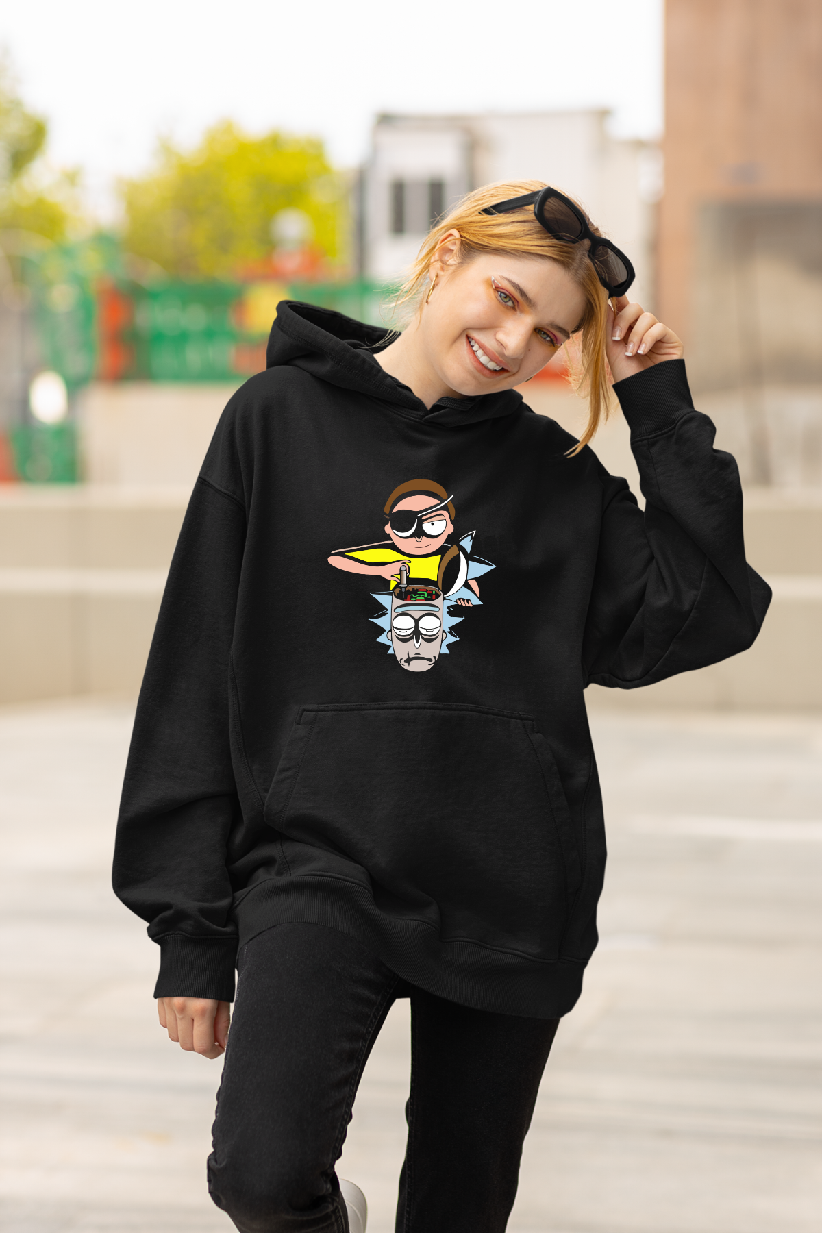 Rick And Morty Brain Treatment Oversize Hoodie