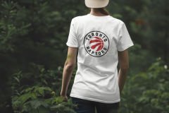 NBA Toronto Raptors Beyaz T-Shirt