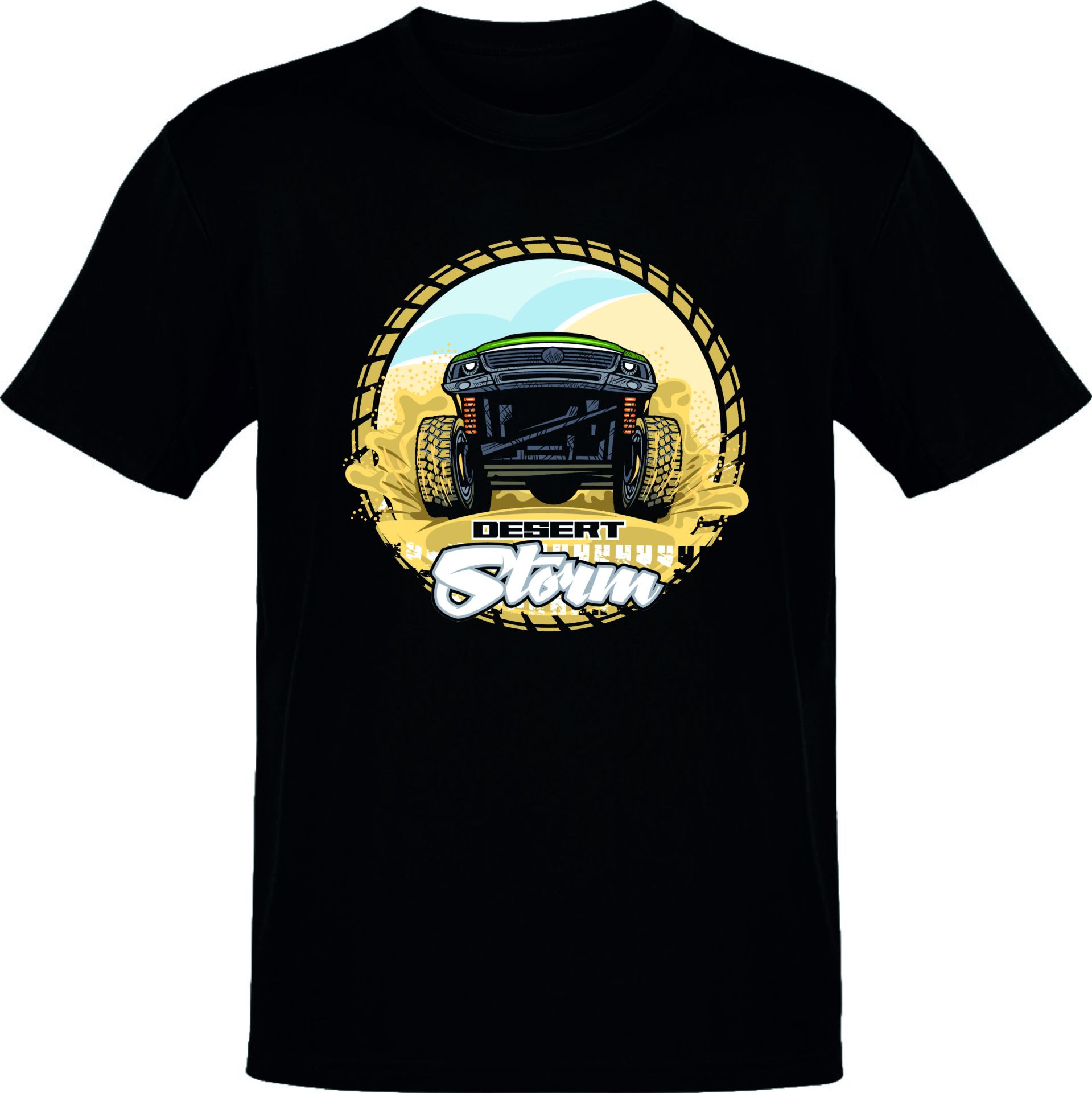Desert Storm Siyah T-Shirt