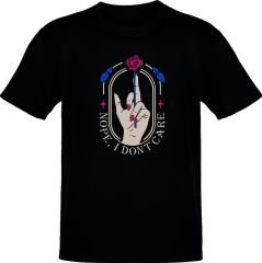 Nope I Dont Care Siyah T-Shirt