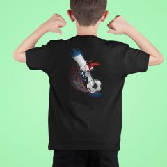 Sert Şut Siyah T-Shirt