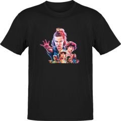 Stranger Things Screw Siyah T-Shirt