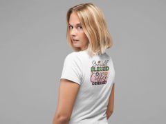 Stressed Blesses Coffee Obsessed Beyaz T-Shirt