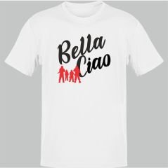 La Casa De Papel Bella Ciao Beyaz T-Shirt
