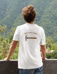 This Is Not a Drill Beyaz T-Shirt