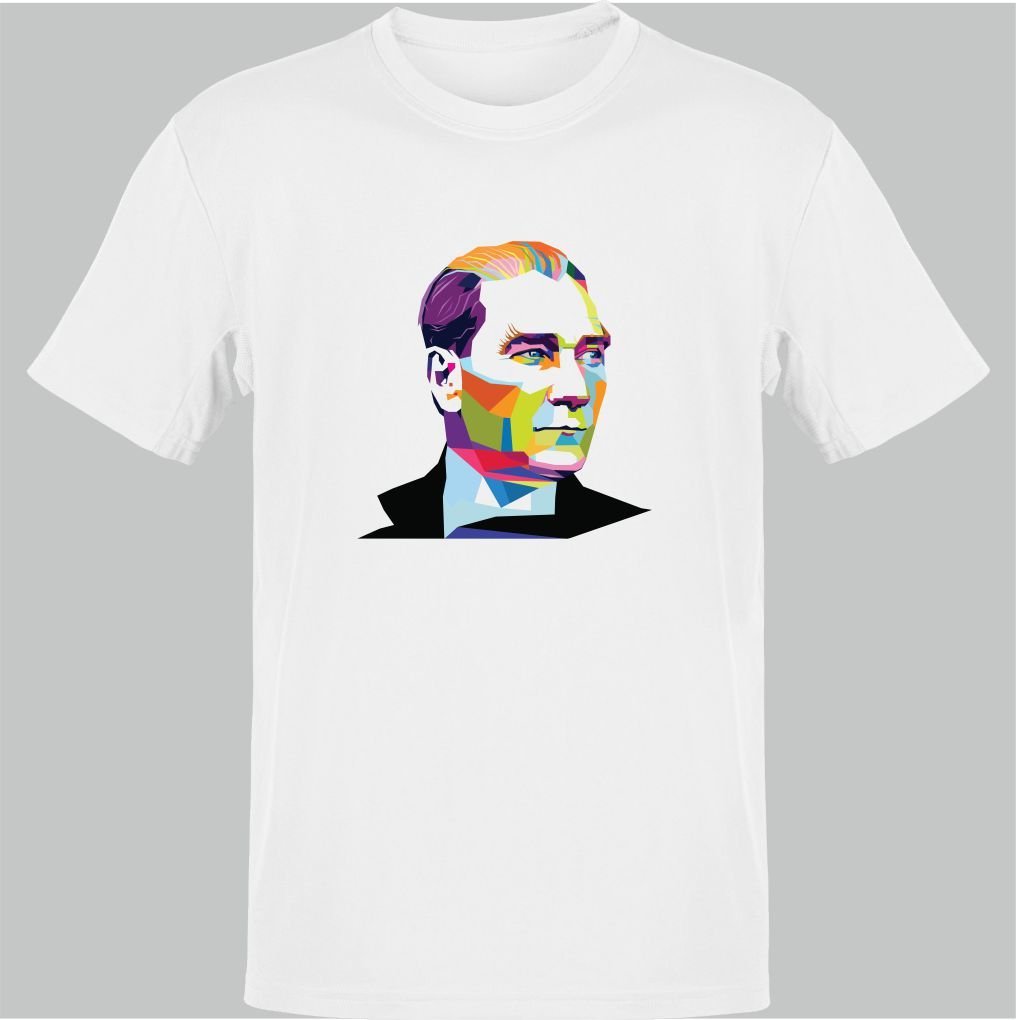 Ulu Önder Atatürk Beyaz T-Shirt