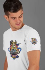 US Army USS Minnesota Beyaz T-Shirt