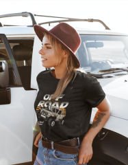 Off Road 4x4 Mania Siyah T-Shirt