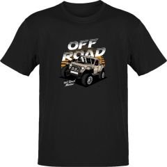 Off Road 4x4 Mania Siyah T-Shirt