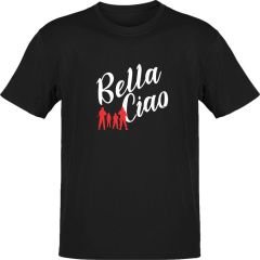 La Casa De Papel Bella Ciao Siyah T-Shirt