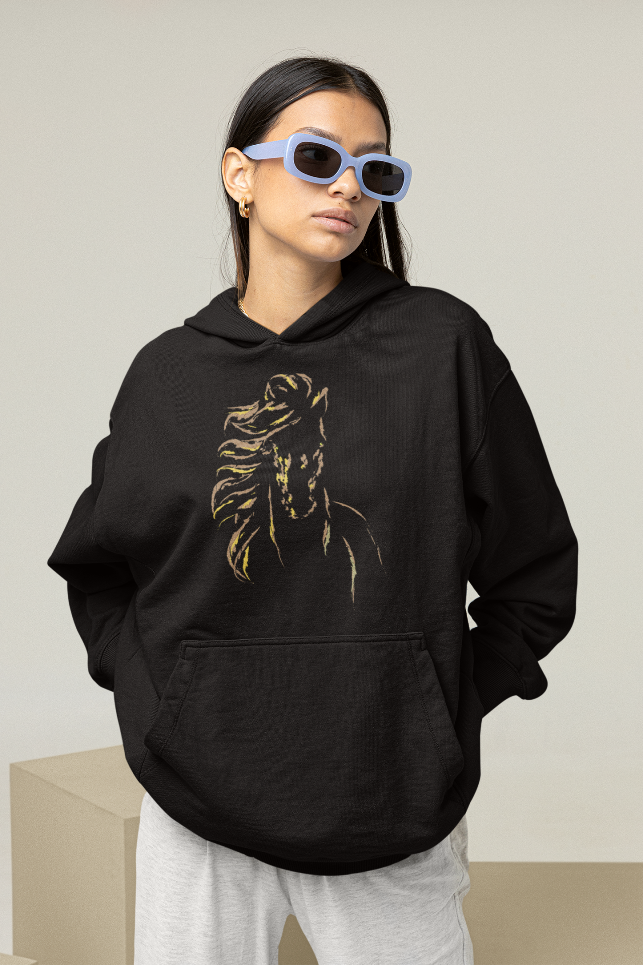 Güneş Atı Oversize Hoodie