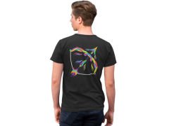 Yay Burcu Renkli Sembol Siyah T-Shirt