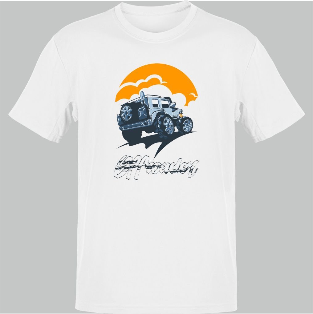 Off Roader Beyaz T-Shirt