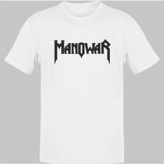 Manowar Beyaz T-Shirt