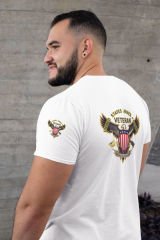 US Armed Forces Veteran Beyaz T-Shirt