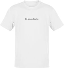 I am Jealous of Me Beyaz T-Shirt