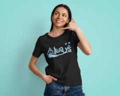 Harry Potter Always Siyah T-Shirt