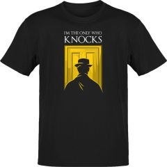 Breaking Bad Heisenberg I Am the only Who Knocks Siyah T-Shirt