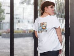 Life Begins After Coffee Beyaz T-Shirt