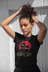 The Adeventures of Rick & Morty Siyah T-Shirt