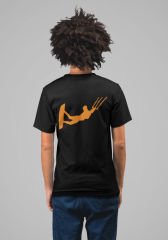 Acrobatic Kite Surf Siyah T-Shirt
