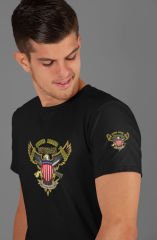 US Armed Forces Veteran Siyah T-Shirt