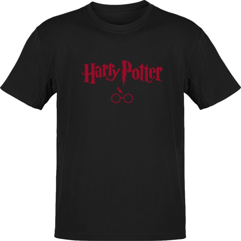 Harry Potter Gözlük Siyah T-Shirt