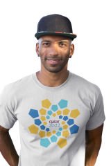 FIFA 2022 Dünya Kupası Logo Beyaz T-Shirt