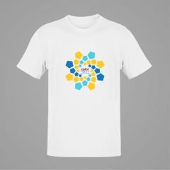 FIFA 2022 Dünya Kupası Logo Beyaz T-Shirt