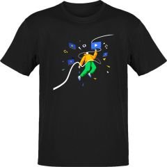 Uzayda Dans Siyah T-Shirt