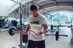 Green Splatter Beyaz T-Shirt