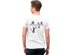 Stranger Things Bisiklet Turu Beyaz T-Shirt