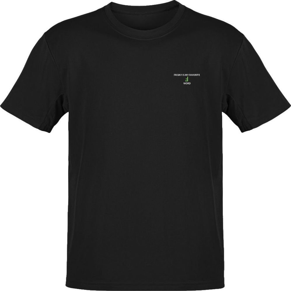 Friday Is My Favorite F Word Siyah T-Shirt