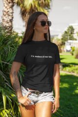I am Jealous of Me Siyah T-Shirt
