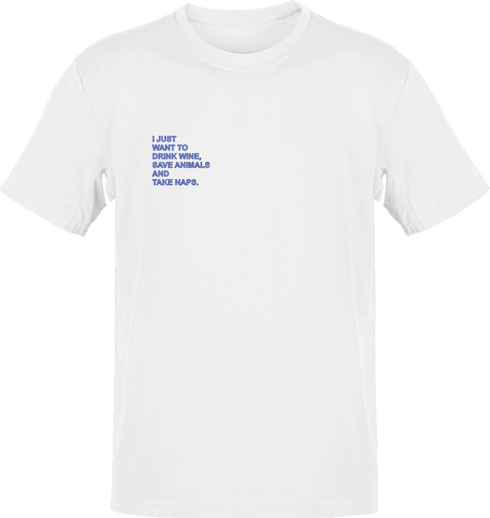 I Just Want Beyaz T-Shirt