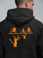 Stranger Things Bisiklet Turu Oversize Hoodie