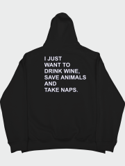 I Just Want Oversize Hoodie