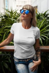 Over My Dead Body Beyaz T-Shirt