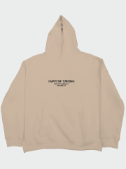 I May Be Wrong Oversize Hoodie