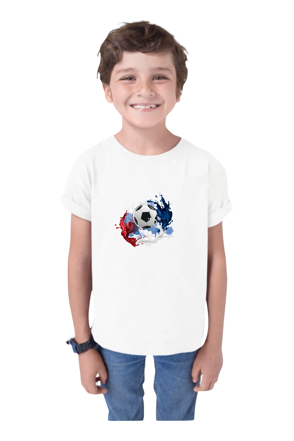Şut ve Gol Çocuk T-Shirt