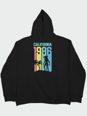 Stranger Things California 1986 Oversize Hoodie