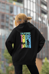 Stranger Things California 1986 Oversize Hoodie