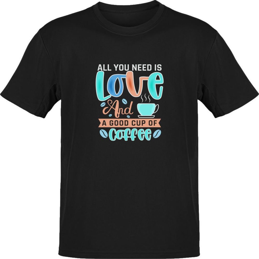 All You Need Siyah T-Shirt